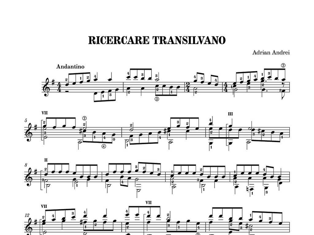 Ricercare Transilvano